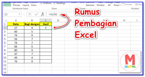 Perkalian dan Pembagian dengan fungsi Roundup Excel