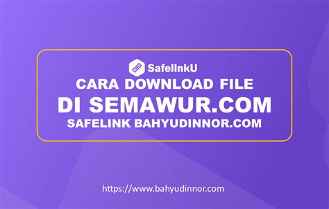 Safe link download hanya berfungsi dengan satu jenis file