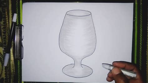 Teknik Mewarnai Gambar Gelas dengan Cat Air