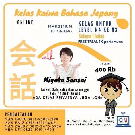 Tempat Les Bahasa Jepang di Bandung