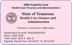 Tennessee TennCare card