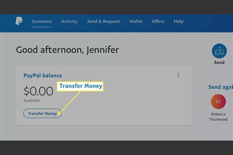 Transfer Balance from Paypal to Dana