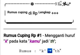 Typing Cuping Rp Indonesia