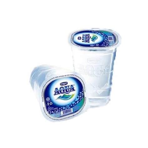 air mineral gelas mini pengganti botol plastik