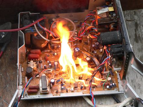 Burnt Electronics