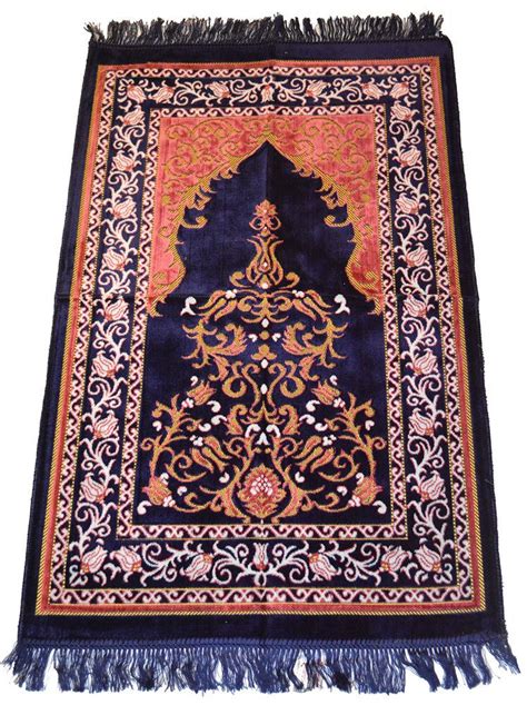 calligraphic patterns on prayer room carpet