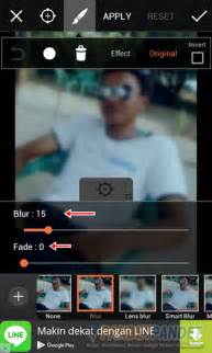 efek blur pada foto android