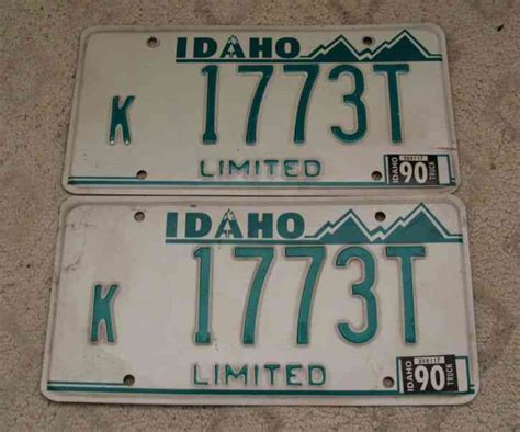 kootenai county idaho license plates