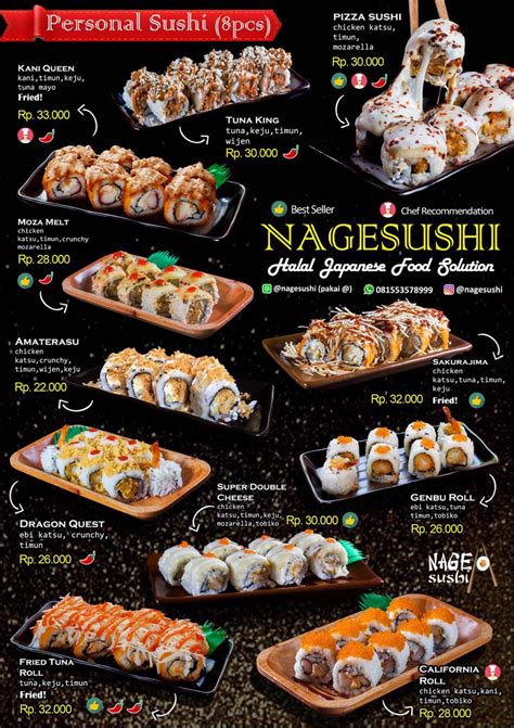 Pelajari menu Jepang di restoran