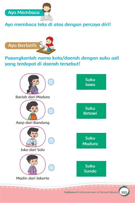 Periksa Jawaban dengan Kunci Jawaban Tema 7 Kelas 2