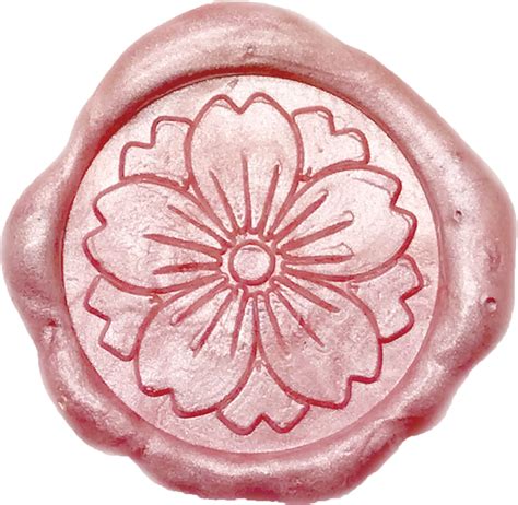 Pink Wax Seal Stamp