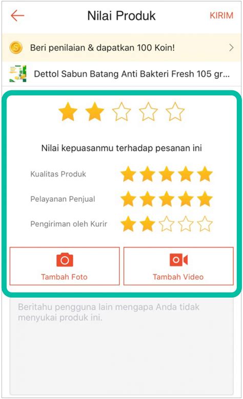 Review pengguna aplikasi