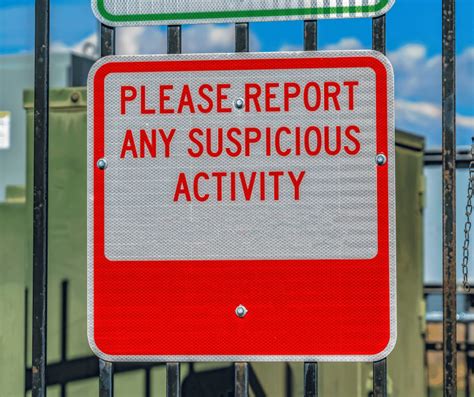 suspicious activity