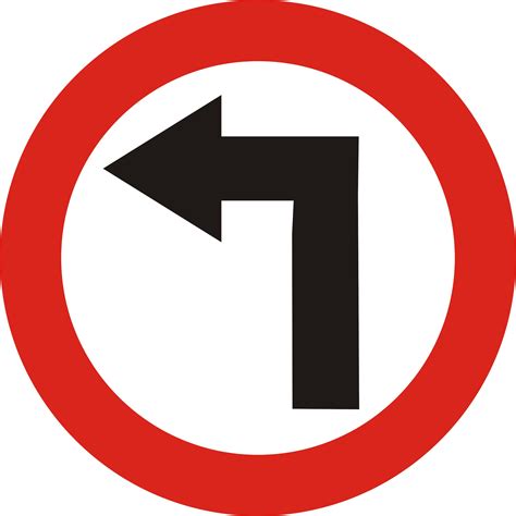 petunjuk arah turn left