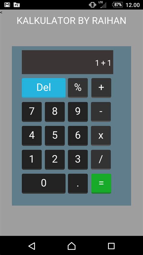 Aplikasi Kalkulator