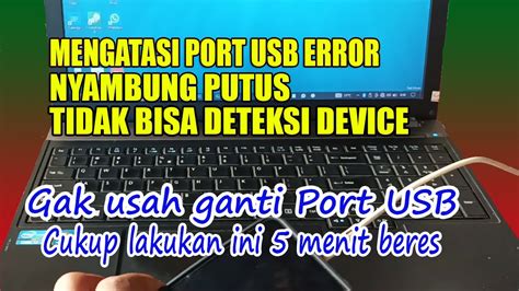 Port USB rusak