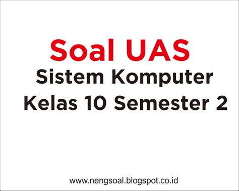 UAS Sistem Komputer