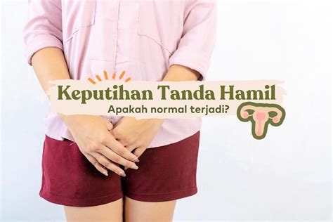 keputihan tanda hamil