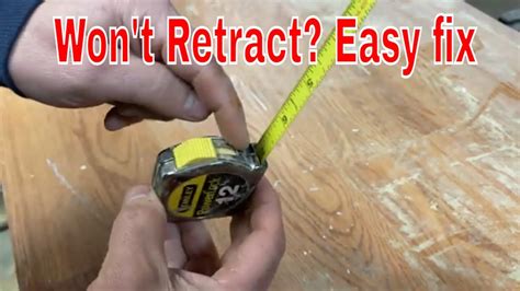 measuring tape, how to fix