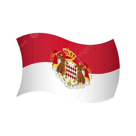 Bendera Monaco putih