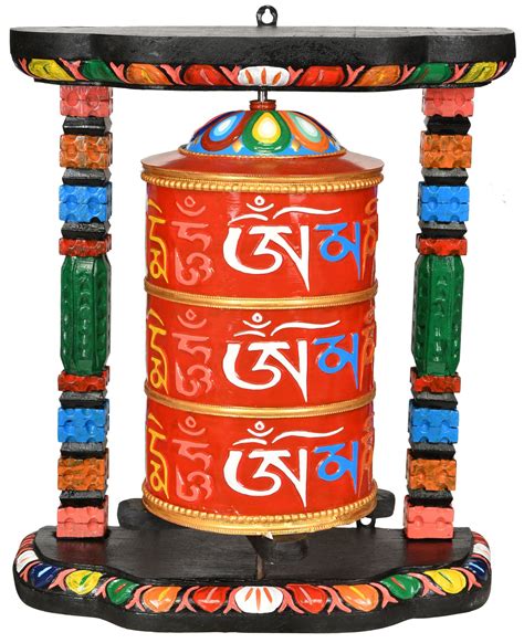 Buddhist prayer wheel