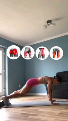 Woman Working Out at Home with Dumbbells