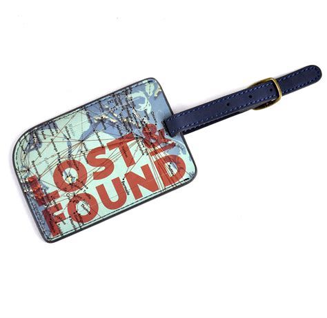 Lost and found tag on backpack