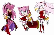 rose amy sonic hedgehog deviantart dark super garugirosonicshadow fanart normal fanpop fan anime zerochan protect girl