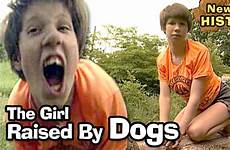 raised girl dogs acts animal barks