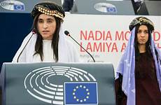 bashar yazidi nadia murad aji lamiya sakharov prize pris ofre activists iraqi awarded activism bravery