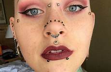 piercing piercings face body girl instagram facial tattoo unique septum gemerkt von