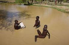 bathing boys africa water sudan south