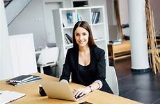 office woman business young within