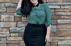 office outfits plus size women curvy girl approved fashion outfit work skirts skirt curves girlwithcurves wear salt officesalt visit pencil