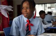 nigeria nigerian student schoolgirls swap militants official school secondary won solidarity wears ribbons express red