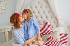 bed mother daughter play little her stock