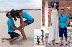 tallest bride brazil teen silva elisany tall worlds set become loftiest da cruz gossip sports fashion 6ft 5ft