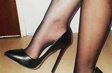 heels stockings high stiletto nylon legs pumps nylons sexy stilettos heel vintage pantyhose women instagram club