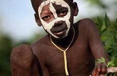 suri boy tribes ethiopian ethiopia stock dietmartemps