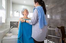 bathe grooming seniors dementia showering checklist aids convince caring