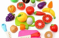 vegetables 20pcs pretend role cutting fruit toy gifts kitchen play food kids set banggood