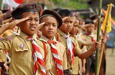 indonesiani scouts indonesian saluting sumatra