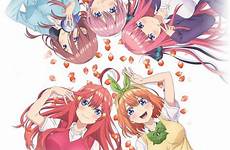 toubun hanayome go quintuplets quintessential zerochan nakano wallpapers miku anime nino nakamura itsuki ichika yotsuba tezuka productions cover wallpaper wallpapersafari