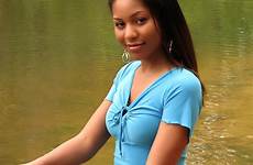 girl beautiful african teen american posing lake stock americans