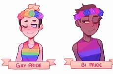 pride lgbt lgbtq drawings gay bi homo bisexual month lesbian asexual character pansexual memes choose board im manga happy