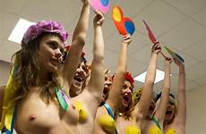 protest femen nude naked