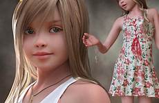 genesis female 3d skyler bundle daz anime models studio little girls daz3d tween clothing poser females character