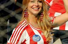 paraguay girls football beauties copa hot girl america celebrate visit sport