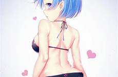 zero re rem anime bikini girls ass wallpaper hair isekai swimsuit blue hajimeru kara seikatsu girl meme