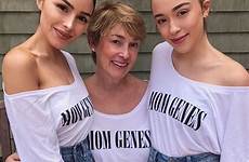 mom sister culpo genes olivia tee tees twinning today instagram sparad från